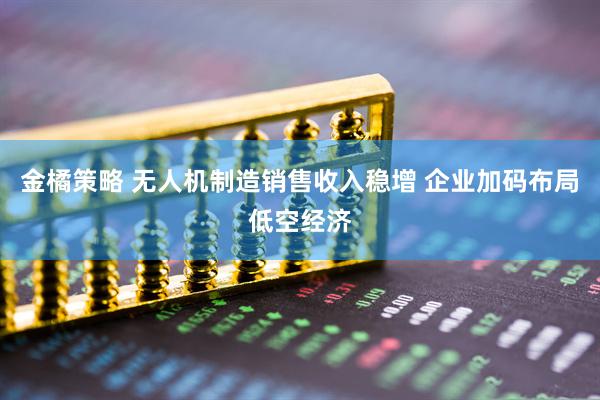 金橘策略 无人机制造销售收入稳增 企业加码布局低空经济